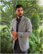 Grey Check Blazer