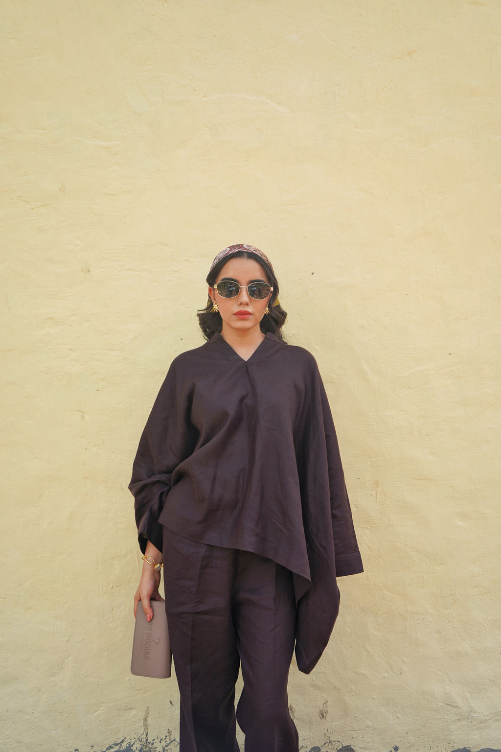 Mocha Linen Co-ord Set