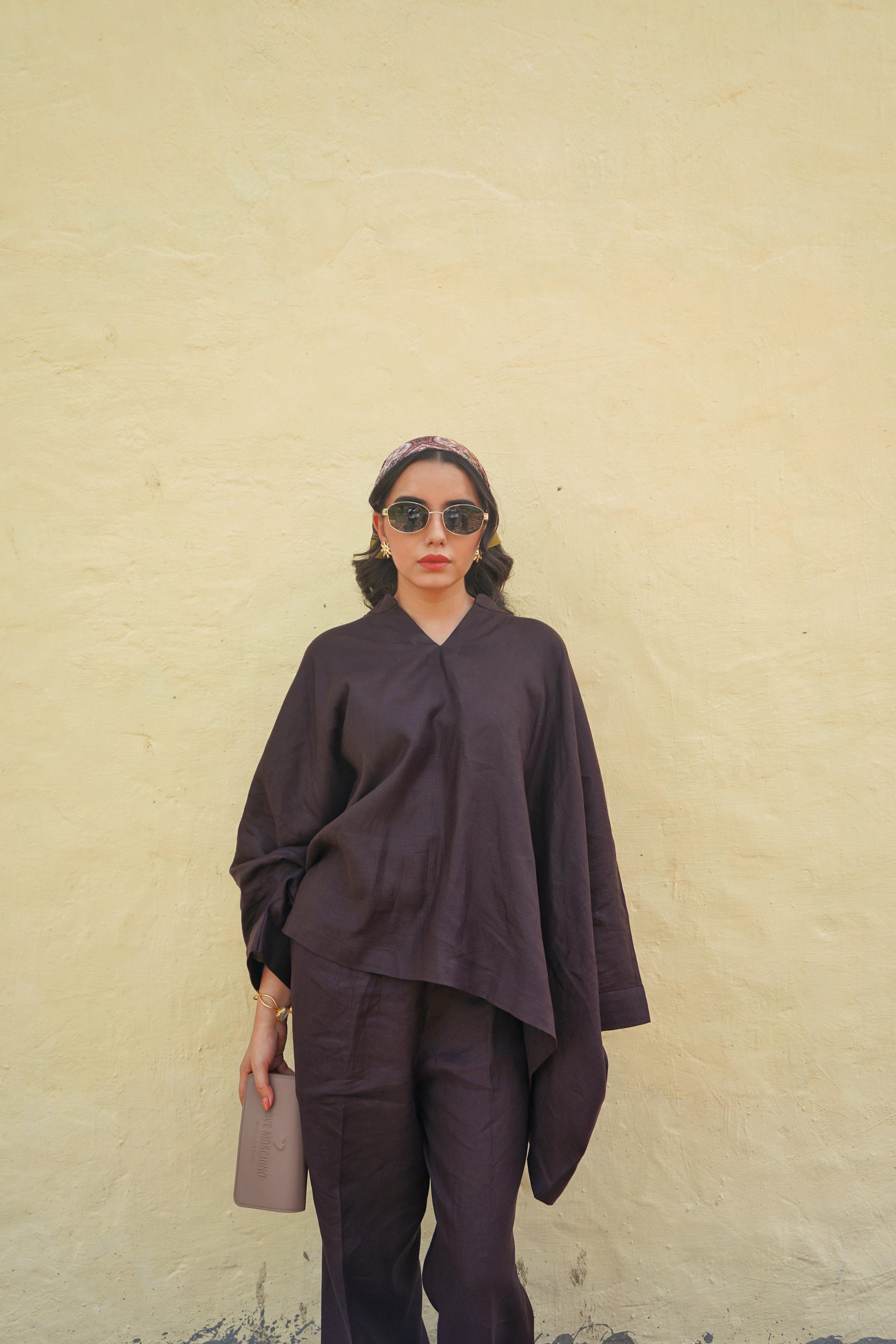 Mocha Linen Co-ord Set