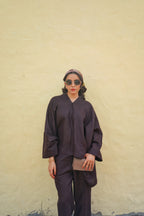 Mocha Linen Co-ord Set