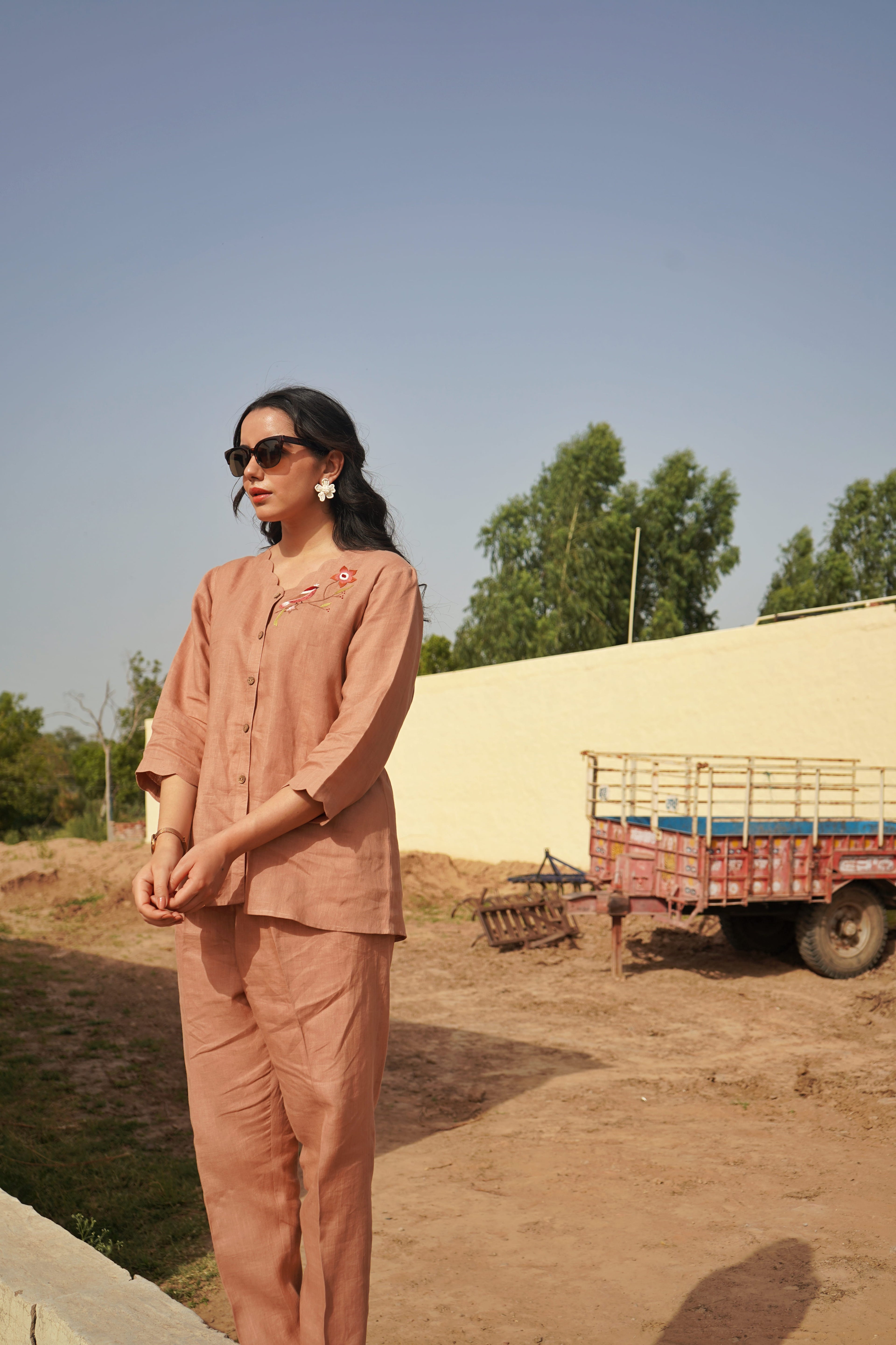 Earthy Linen Co-ord Set