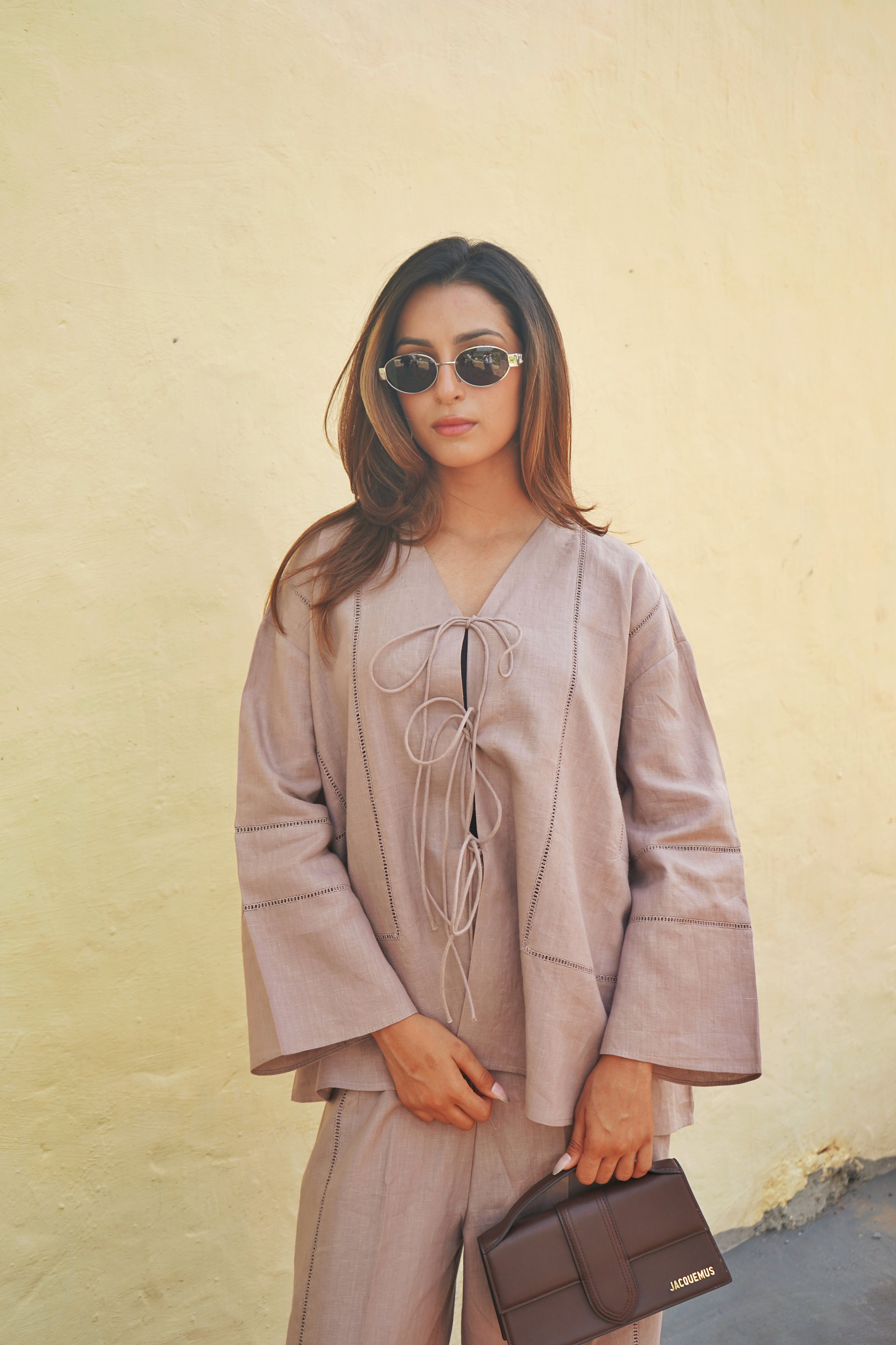 Stone Veil Linen Co-ord Set