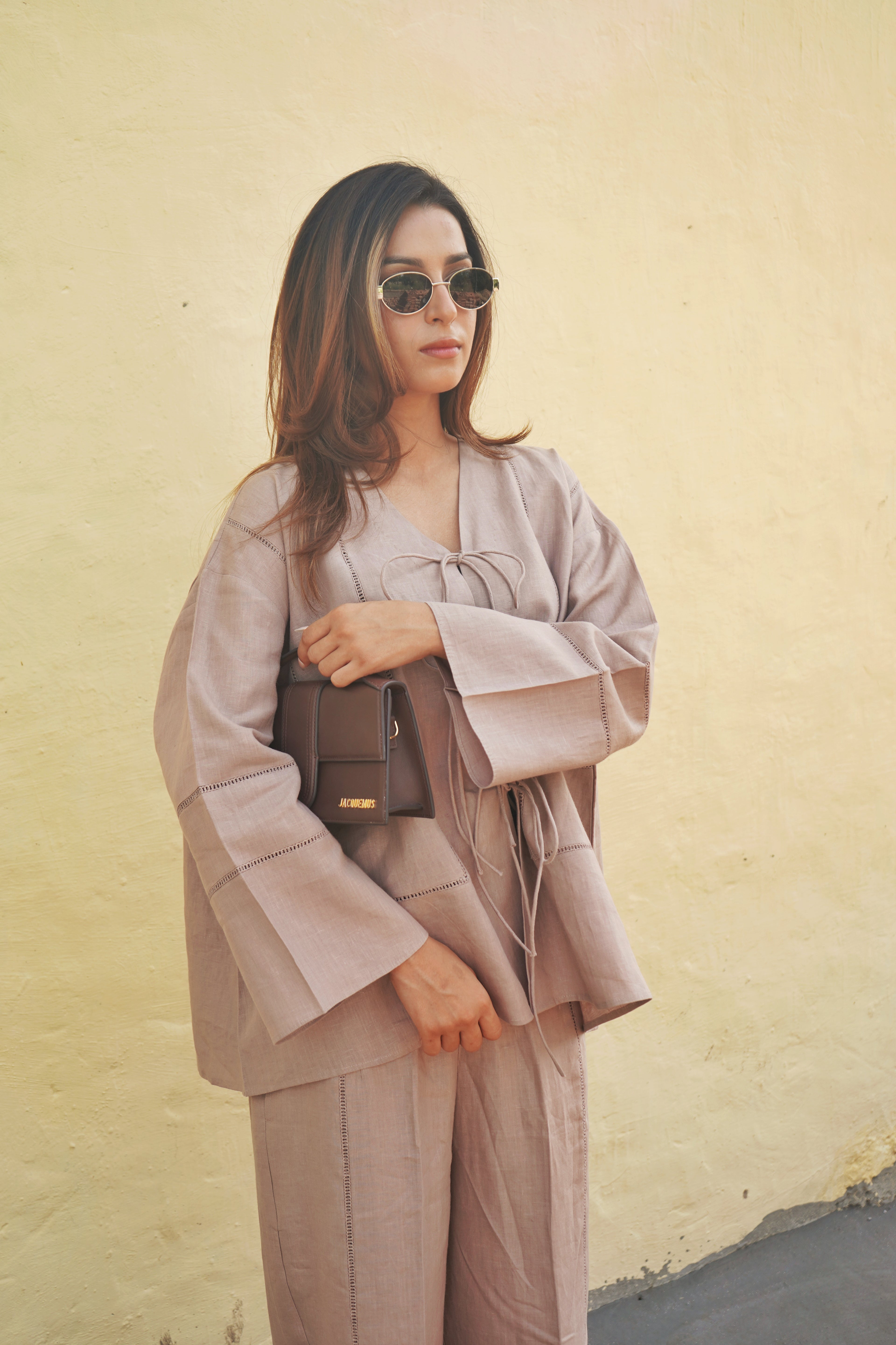 Stone Veil Linen Co-ord Set