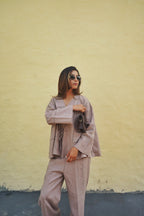 Stone Veil Linen Co-ord Set