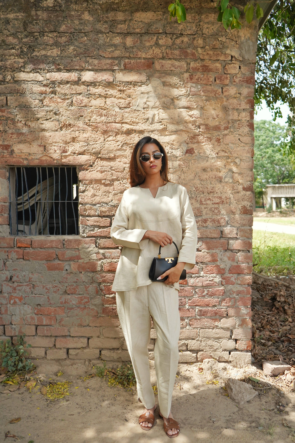 Sand Linen Co-ord Set
