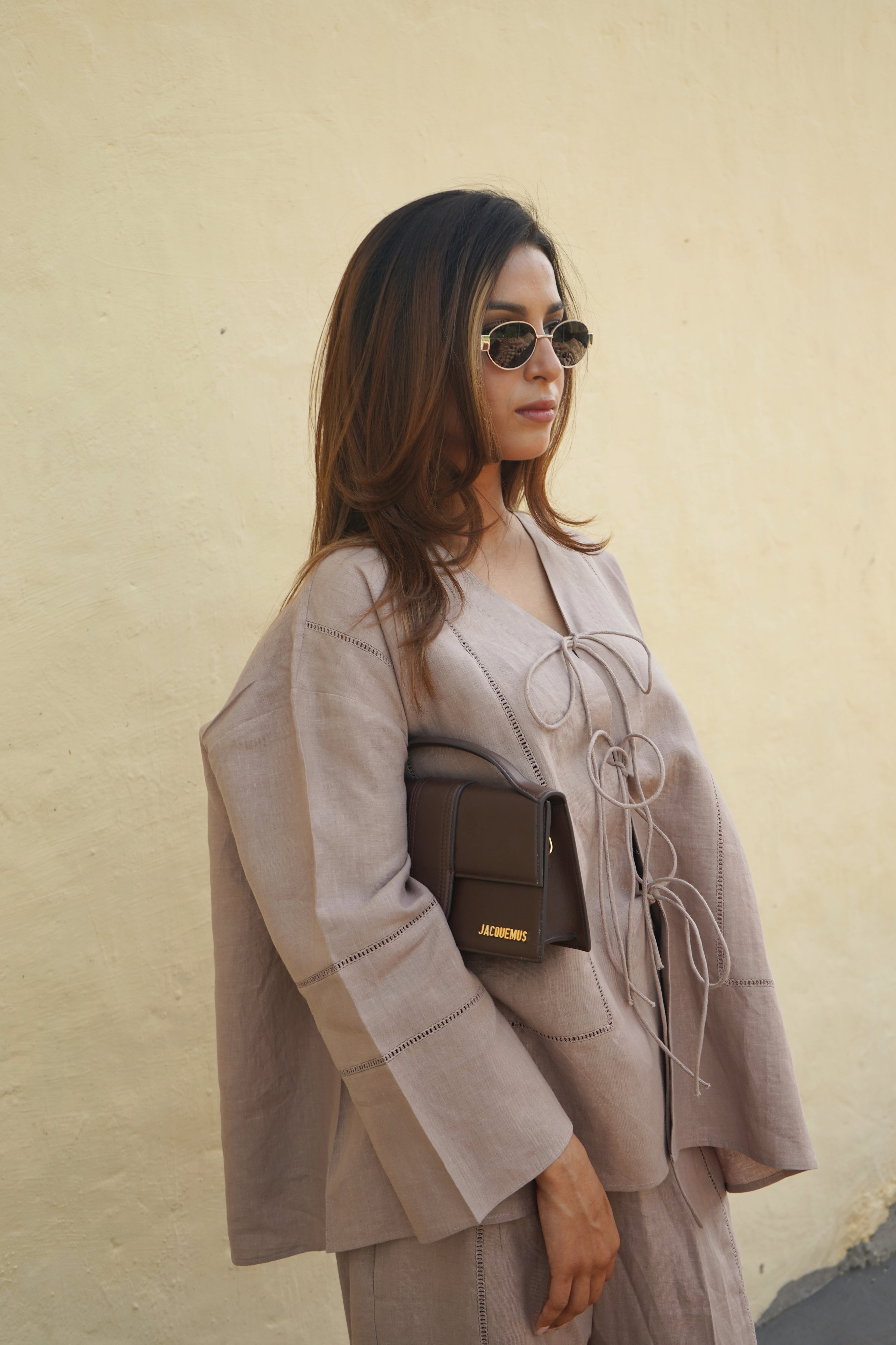 Stone Veil Linen Co-ord Set