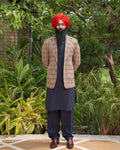 Brown Check Blazer