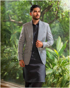 Grey Check Blazer