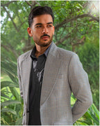 Grey Check Blazer