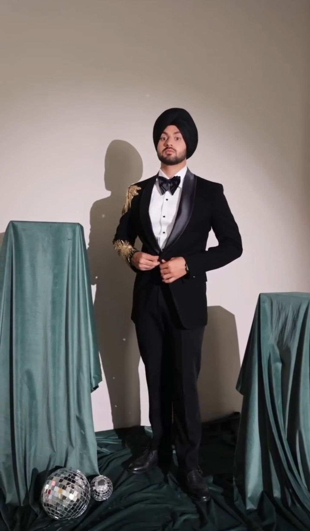 Lion Embroidered Tuxedo