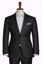 Single-Breasted Striped Suit