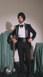 Lion Embroidered Tuxedo