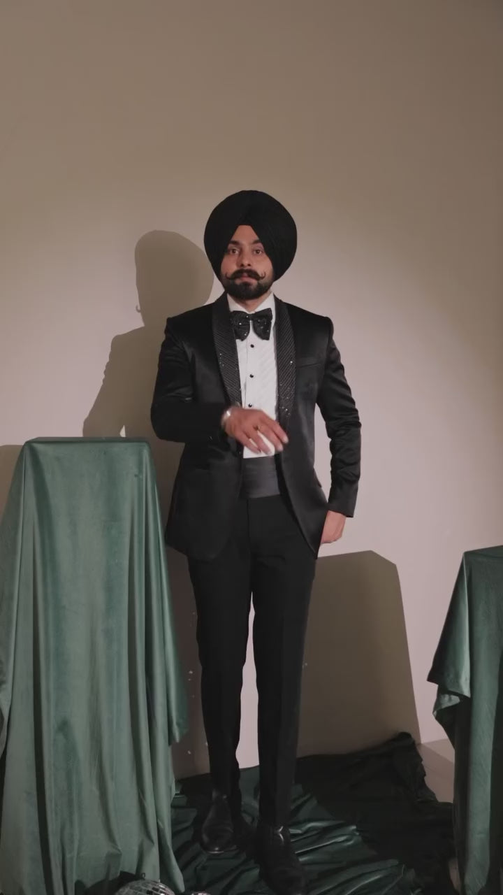 Black Tuxedo with Satin Shawl Lapel