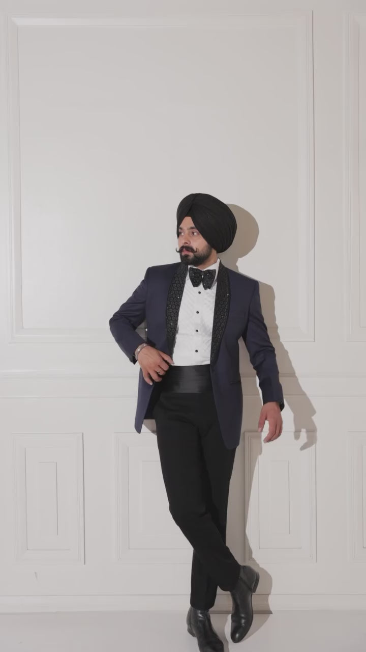 Midnight Blue Signature Lapel Tuxedo
